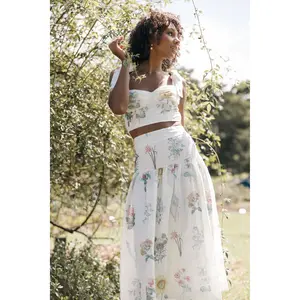 Kara Two Piece Set - White Floral