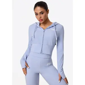 Bolt Royal | Womens Fitted Zip Hoodie