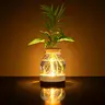 Plant Propagation Station with Light,Valentines Day Glass Terrarium with Stepless Dimming Function Hydroponic Glass Container Vase Jars Gardening Gifts for Mom Women Plant Lovers