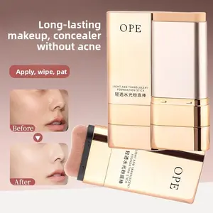 Two-In-One Concealer Affordable Foundation Stick, Covers Dark Circles, Waterproof Sweatproof, Long-Lasting Makeup, Perfect Daily Use