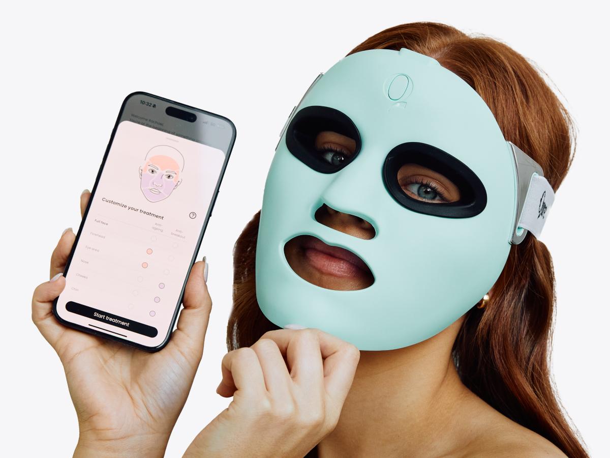 Qure LED Light Therapy Mask for Face - FDA Cleared for Wrinkles & Acne Treatment with 3 Modes, 5 Facial Areas & 5 Lights: Red, Deep-Red, Blue, Amber & Infrared, 3-Min Daily, Eye-Protection, Smart App Qure LED Light Therapy Mask for Face - FDA Cleared for Wrinkles & Acne Treatment with 3 Modes, 5 Facial Areas & 5 Lights: Red, Deep-Red, Blue, Amber & Infrared, 3-Min Daily, Eye-Protection, Smart App