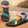 Women's Adjustable Arch Fit Sporty Sandals - Female Hook & Loop Fasten, Cushioned EVA Softens Steps, Padded Heel Strap Prevents Chafing, Quick-Drying for Walking, Beach, Pool