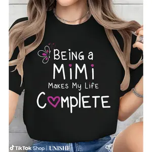 Being A Mimi T-Shirt – Women’s Summer Comfort Tee with Crew Neck