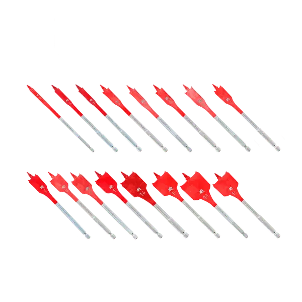 Diablo DSP2980-S16 16-Pc Wood Spade Bit Set for Drills, Compatible with Hardwoods, Drill