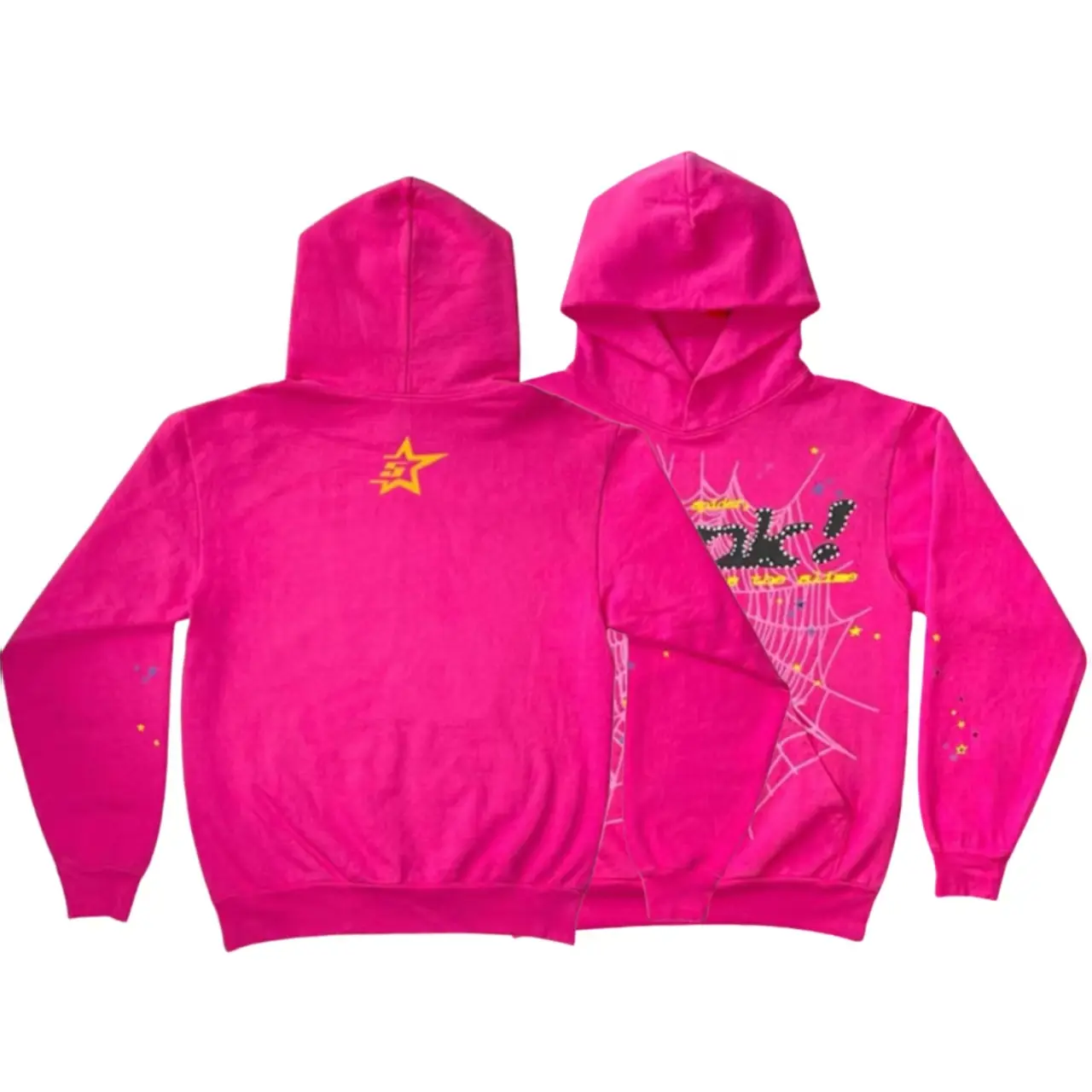 y2k hoodies, Men's Hip Hop Spider WebPattern, Graphic Alphabet Print HarajukuVintage Hoodie, Punk rock style, LongSleeve Street Wear Top For Both Men AndWomen Oversized Hoodies