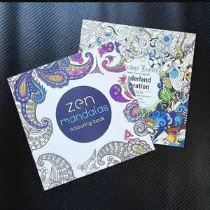 Stress Relief Coloring Book for Students, Art Color Practice Workbook, Graffiti Drawing Book (no Markers Included)