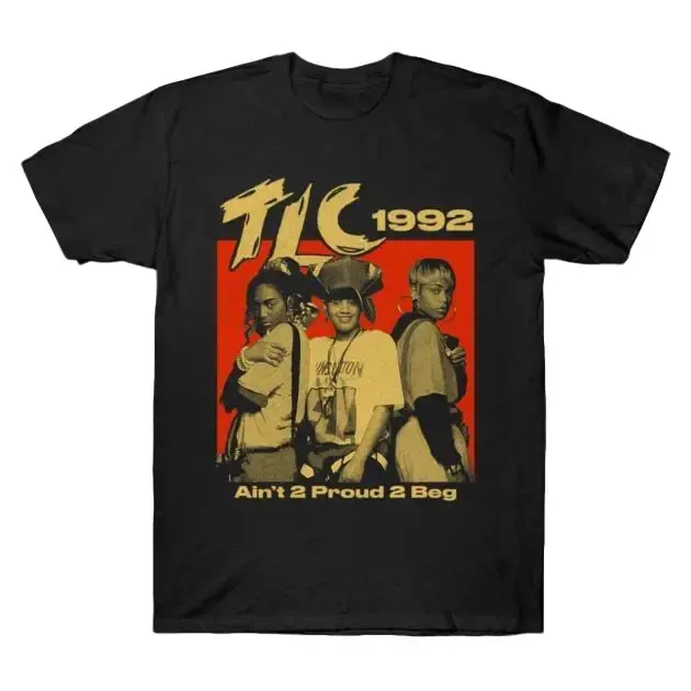 90s TLC T-Shirt, Vintage R&B Music Graphic Tee, Retro 90s Unisex Cotton Shirt, Classic Streetwear Gift