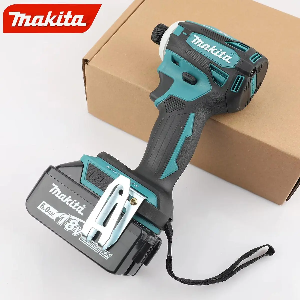 Makita DTD172 18V Brushless Electric Impact Drill - Screw Gun, Home Improvement Multifunctional Tool with Battery