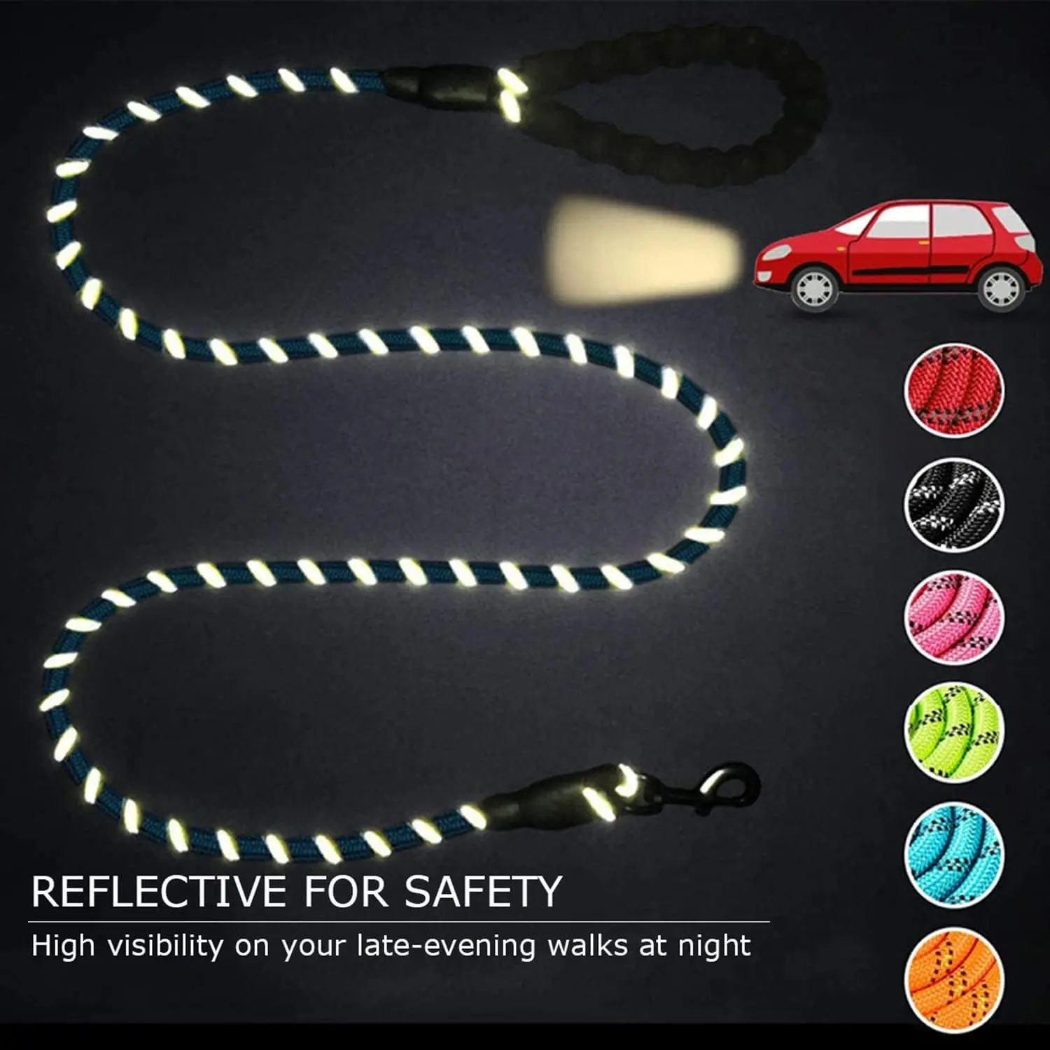 Strong Dog Leash Pet Leashes Reflective Leash For Big Small Medium Dog