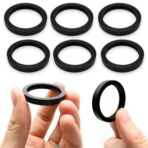 6 Pack Gas Can Spout Gasket Seals - Rubber Replacement Gasoline Fuel Jug Washer Seals Upgraded Version Compatible with Ethanol Stabilizer etc