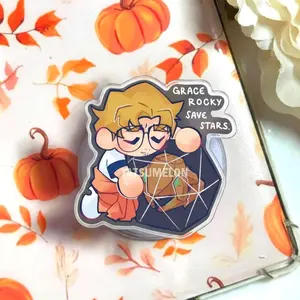 Amaze Amaze Amaze! Grace & Rocky Phone Grip, Project Hail Mary Eridian Music MagSafe Holder, Aesthetic Space Reader Griptok, Unique Sci-Fi Bookish Gift