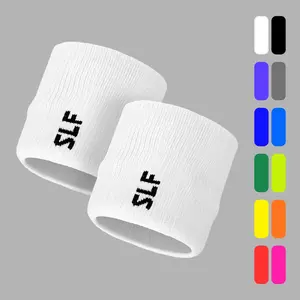 SLEEFS SLF Drip Wristband Pair - Multiple Colors  - Breathable Fabric Quick-Dry Wristbands for Summer Workouts, Durable & Stretchable for Weightlifting, Running, Yoga