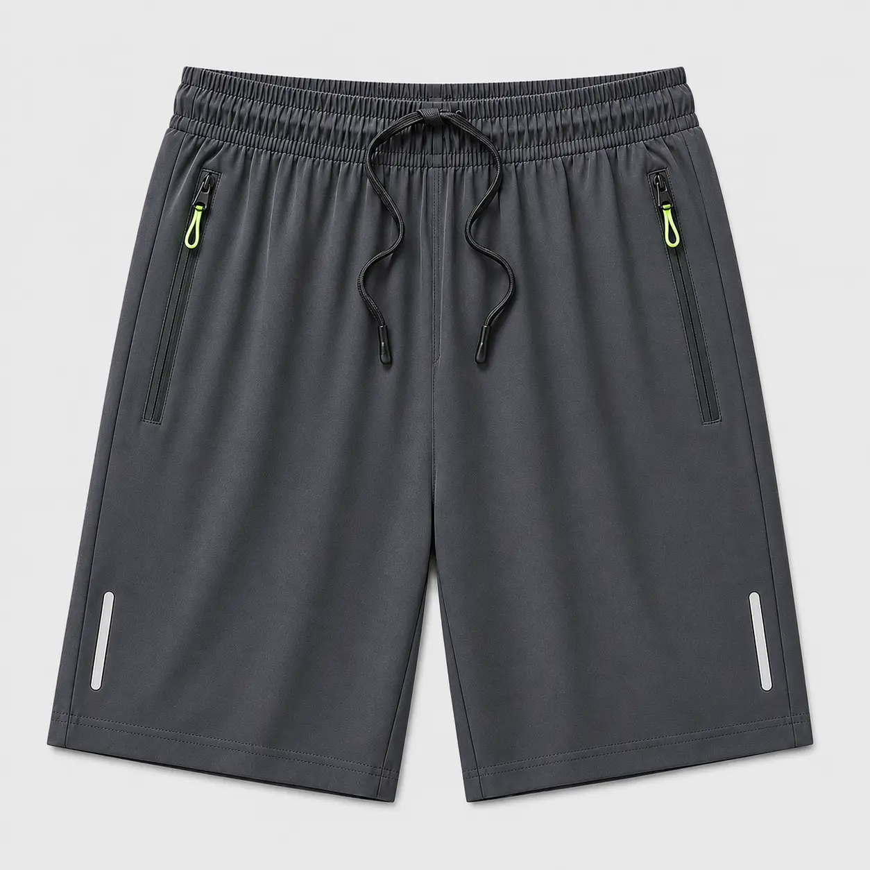 Summer Men's Shorts Cool Sportswear Running Sport Shorts Casual Bottoms Gym Fitness Training Jogging Short Pants Men Black Gray