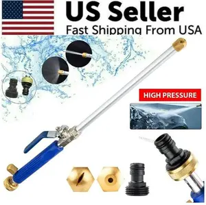 High Pressure Power Washer Water Spray Gun Nozzle Wand Attachment Garden Hose