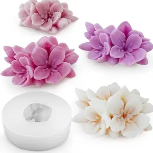3D Sakura Flower Cherry Blossom Soap Mold, Silicone Candle Wax Mold, Resin DIY Craft Soap Making Handmade Soap Car Air Freshener Hanging Decoration