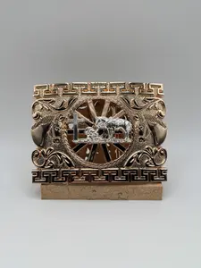 Rose gold Vaquero rezando belt buckle