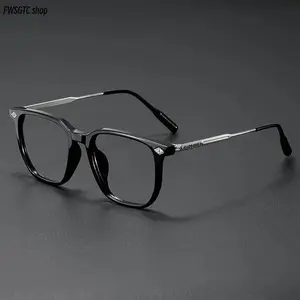 Ultra-light TR90 Anti-Blue Light Glasses – Trendy Square Fashion Plain Eyeglasses for Men & Women, Effective Eye Strain & Fatigue Relief, Comfortable All-Day Wear, Stylish for Parties, Outdoor Activities, Office Work & Daily Casual Looks tiktokshopspringg