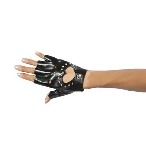 Pair of Gloves with Rhinestone Detail