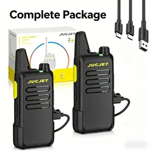 Upgraded T20D Handheld Walkie Talkies, Rechargeable Digital Two-Way Radios 2 Pack, VOX Noise Reduction & Frequency Copy Function, Mini Digital Intercom for Adults