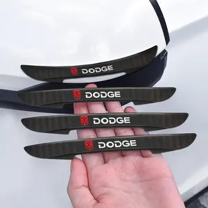 4pcs Door Protector Strips for Dodge Charger Challenger Durango Journey RAM, Anti-Scratch Car Accessories, Durable & Stylish Design