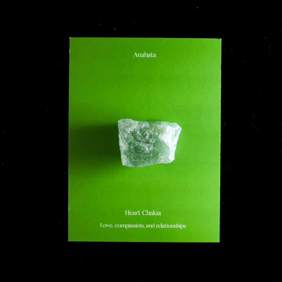 Green Aventurine Rough Gemstone for Meditation and Chakra Alignment