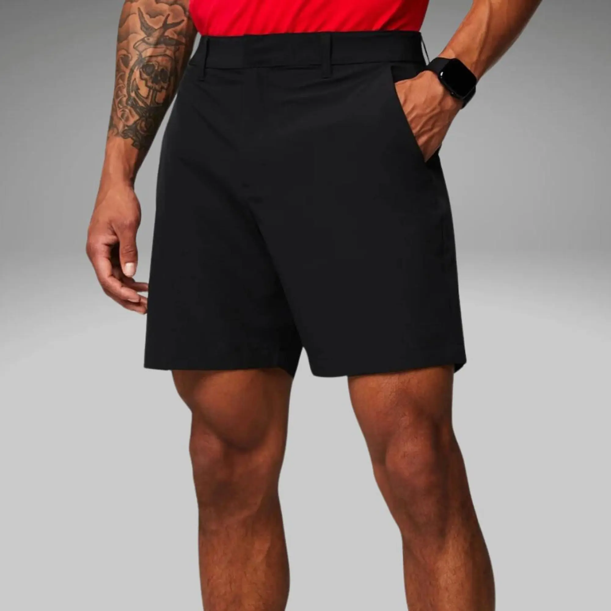 Fabletics Men's The Only Short, Menswear Bottoms with Plain Polyester-Spandex Fabric