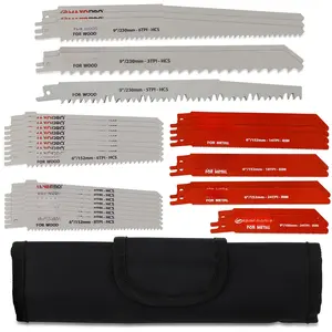 32-Pieces Reciprocating   Set   Sawzall  for Metal and Woodcutting  Durable &  Pruning   with Organizer Pouch