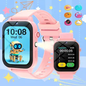 Kids Smart Game Watch with Camera, Album, 18 Games, Calculator, Calendar, LED Light, Perfect Holiday Gift for Children
