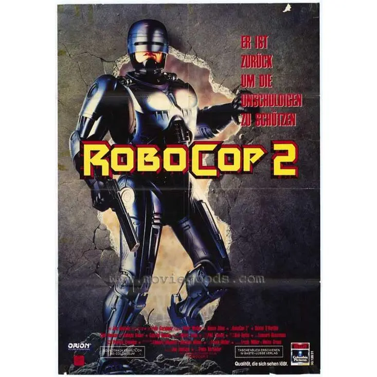 RoboCop 2 Movie Poster Print (11 x 17)