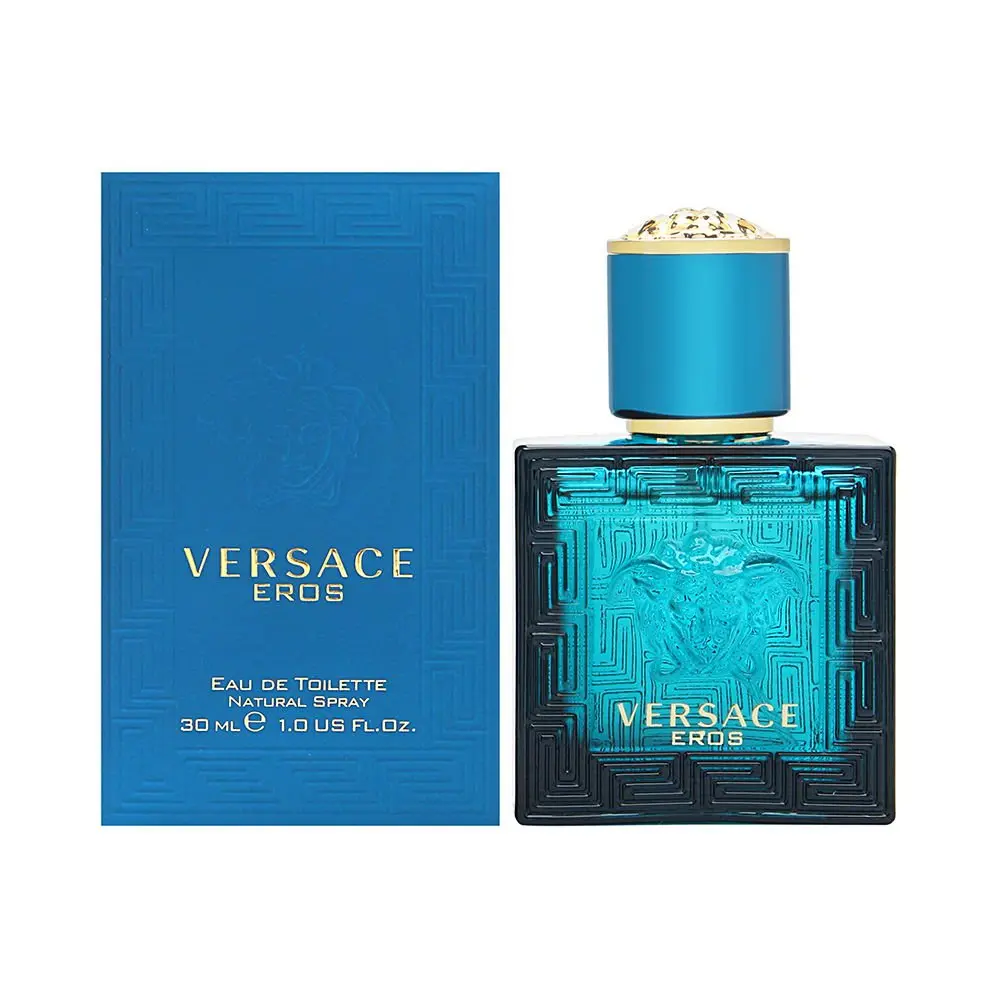Versace Eros Eau de Toilette for Men  Bold Iconic Fragrance with Mint Green Apple Lemon Tonka Bean Geranium Vanilla Notes Woody Citrus Amber