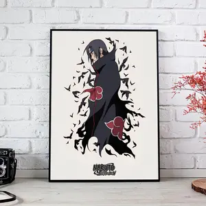 (Poster) Itachiii Uchiha Poster, Dark Anime Wall Art, Akatsuki Manga Print, Aesthetic Ninja Decor, Gift for Anime Fans, Japanese Anime Illustration
