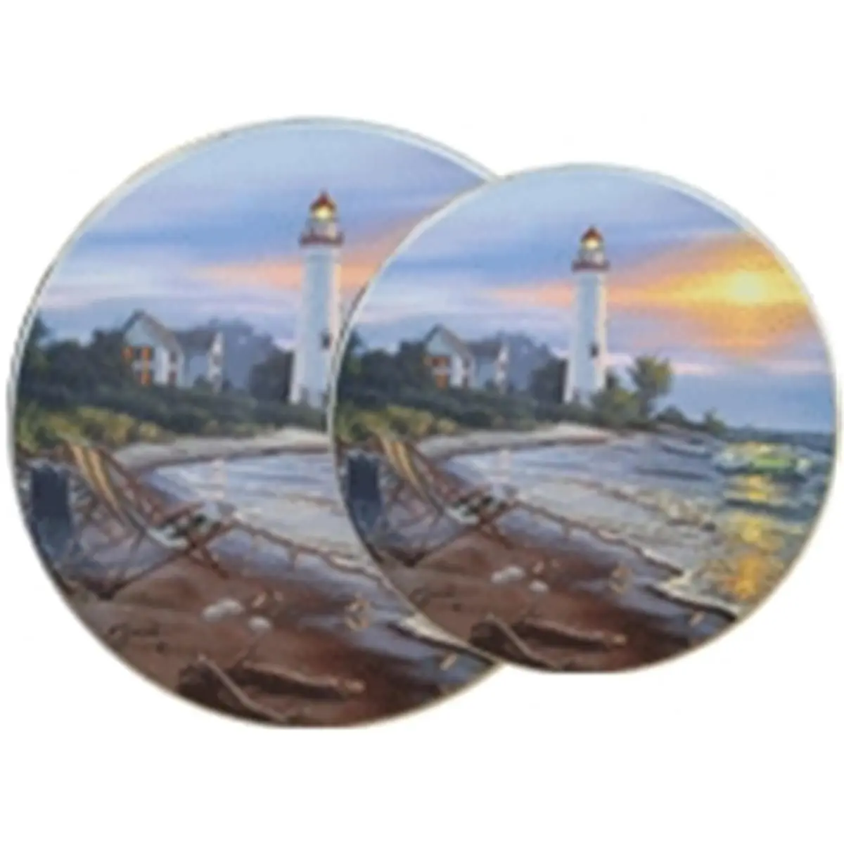 Reston Lloyd Classic Round Shape Standard Size Electric Tin Burner Cover Set (4-Piece) for Home Users