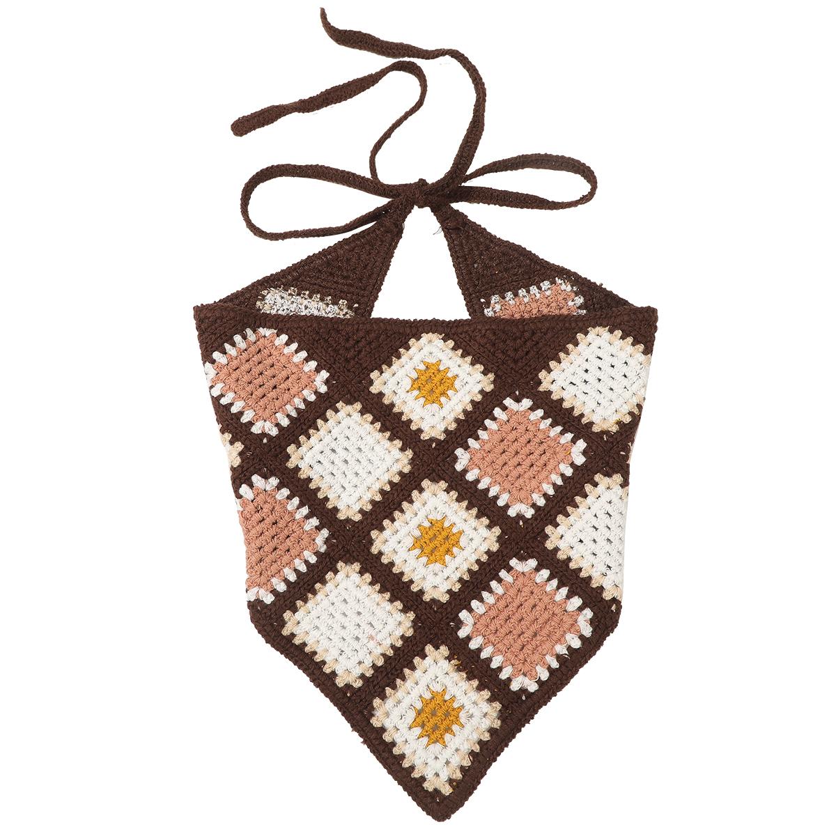 2Pcs Crochet Bandana Head Kerchief Hair Scarf Knitted Hair Scarves Tie Flowers Headwrap Headband Gift for Women and Girl 2Pcs Crochet Bandana Head Kerchief Hair Scarf Knitted Hair Scarves Tie Flowers Headwrap Headband Gift for Women and Girl