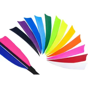 50pcs 3" 4" 5” Shield Cut Archery Fletches Arrow Turkey Feathers Right/Left Wing for DIY Hunting Arrows Accessories