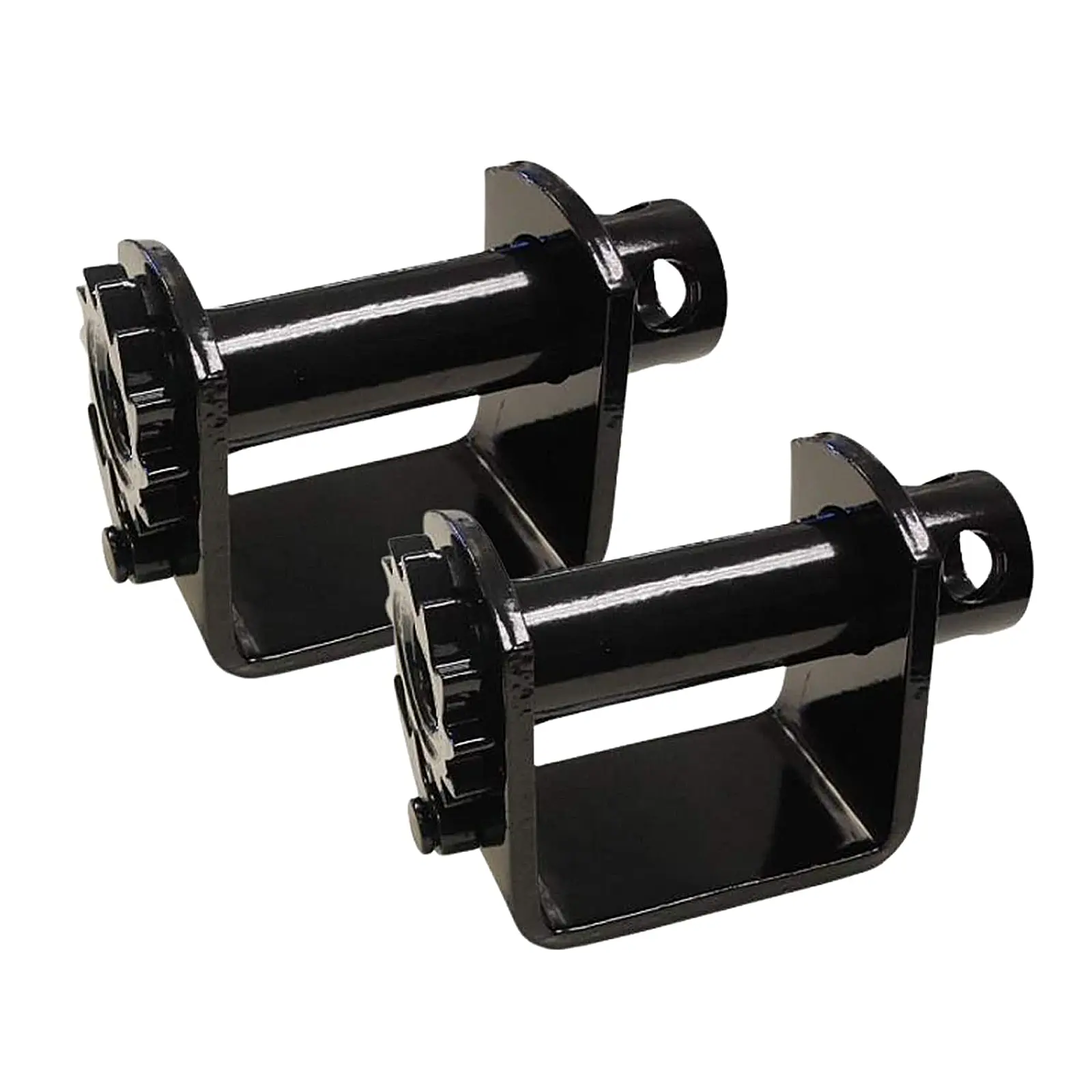 2-Pack Weld-On Winch 4" Strap Binders, Durable Tie Downs for Flatbed Truck Trailer Cargo, Father's Day Gift
