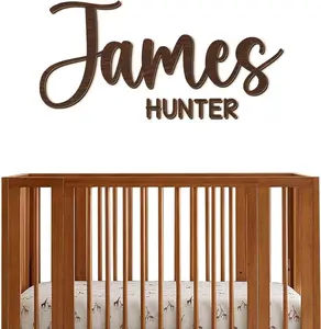 Personalized Nursery Name Sign - Custom Wooden Name Signs for Kids Room, Personalized Name Sign for Nursery - Perfect Kids Room Decor & Wall Name Decoration