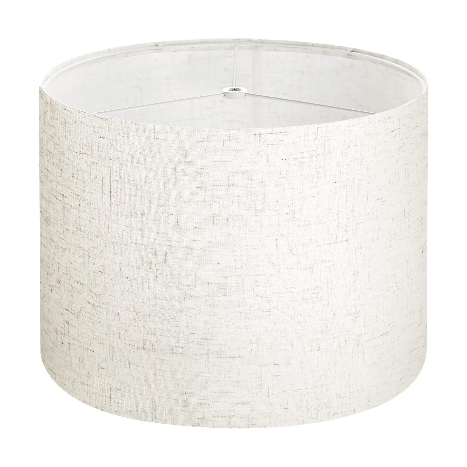 VEVOR Drum Lamp Shade, 13x13x10 in Medium Round Natural Linen Lampshade for E27 Bulbs, Bedroom, Living Room, Study