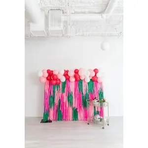 Courtside Cocktails Fringe Backdrop