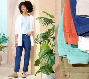 Denim & Co. Regular Classic Stretch Colored Ankle Jeans