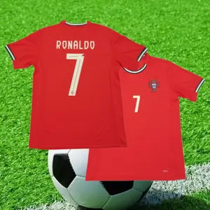 2526 Home Red No. 7 Cristiano Ronaldo Short Long Sleeve