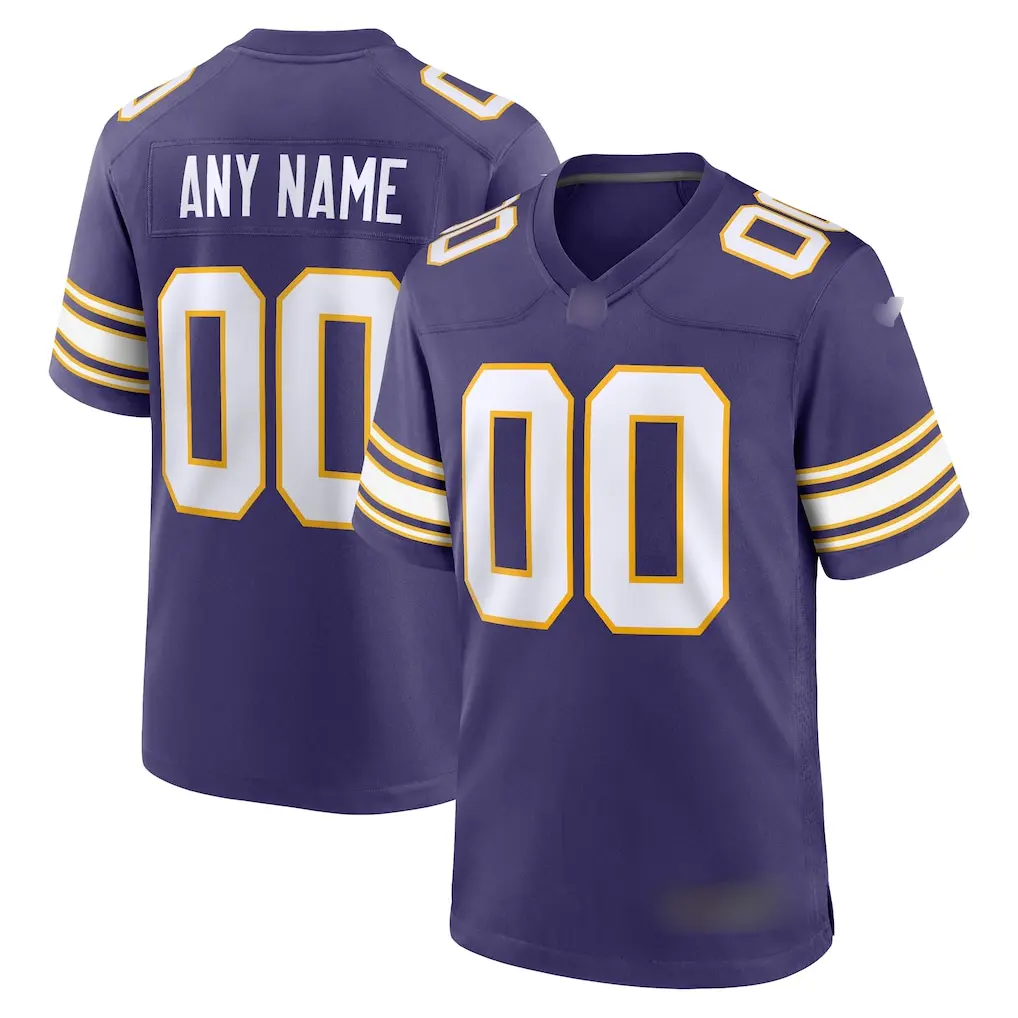 Minnesota Football Jersey Custom Player Edition - Authentic Stitched Purple & Gold Game Day Fan Apparel