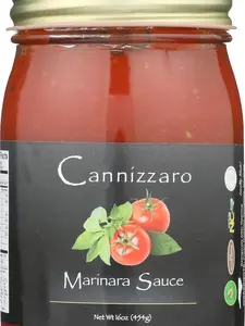 Marinara Sauce by Cannizzaro Sauces - Hand Crafted  16oz Jar. Charlotte NC Made Fresh Ingredients Love