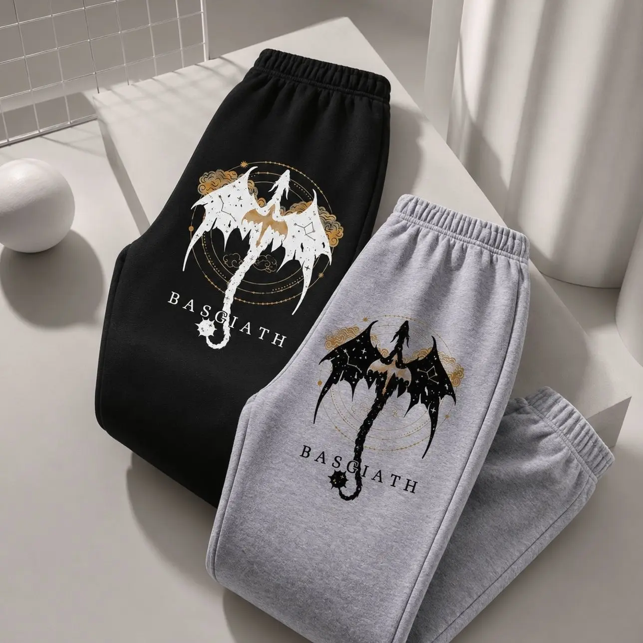 Epic Dragon Sweatpants – Basgiath War College Official Vibes 🐉✨ 6