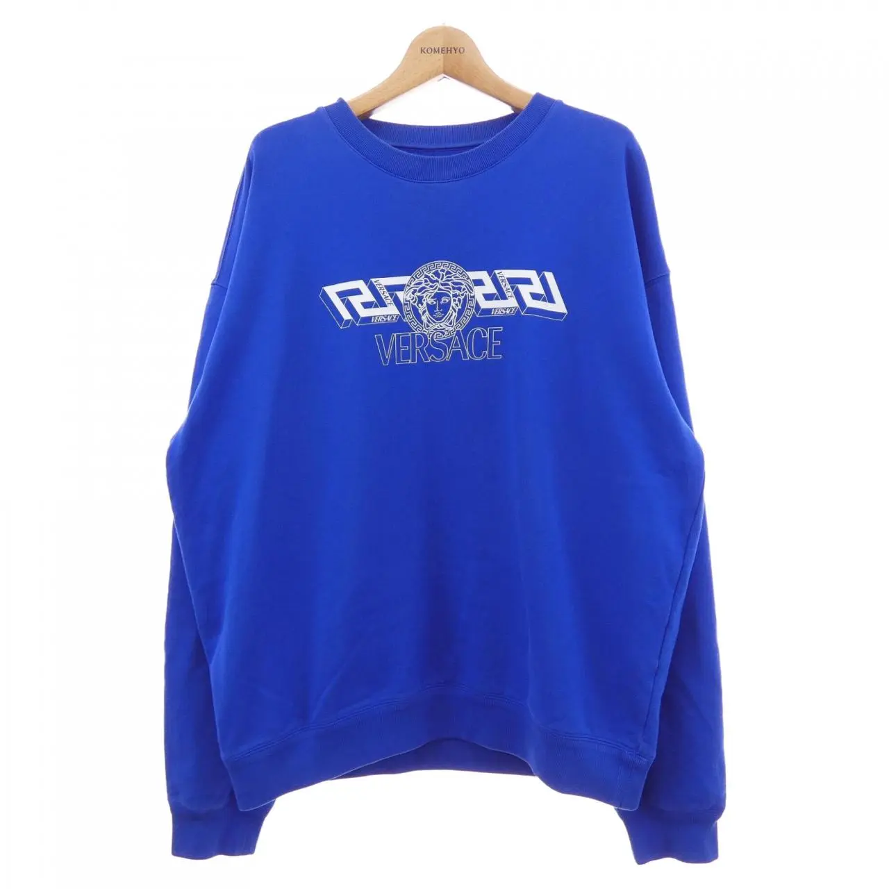 Pre-owned VERSACE Cotton Small Leather Goods Sweatshirt