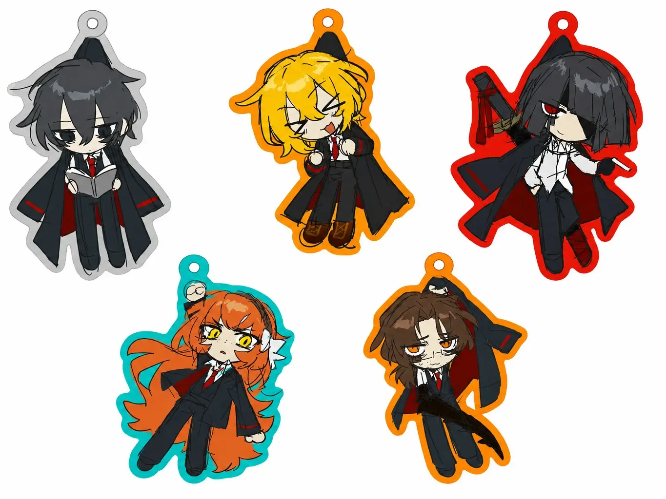 Limbus Company Acrylic Keychain, Gregor Don Quixote Heathcliff  Gift for Friends and Fans