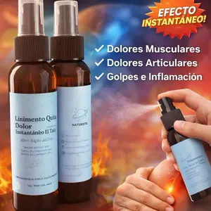Aceite El Tata - Linimento Quita Dolor Instantáneo - Alivio Rápido de Dolores Musculares Articulares y Golpes