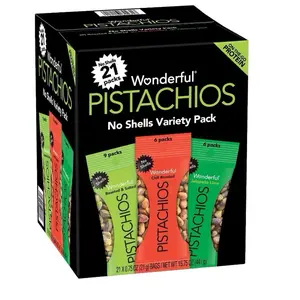 Pistachios Variety Pack, 0.75 oz., 21 pk.