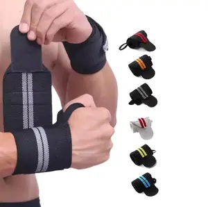 Fitness Wrist Band Weight Lifting Wrist Wraps Gym Wrist Straps Heavy Duty Sports Wristbands