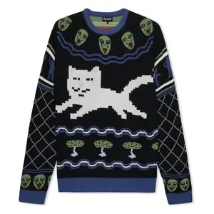 Out Of This World Knit Sweater (Black)