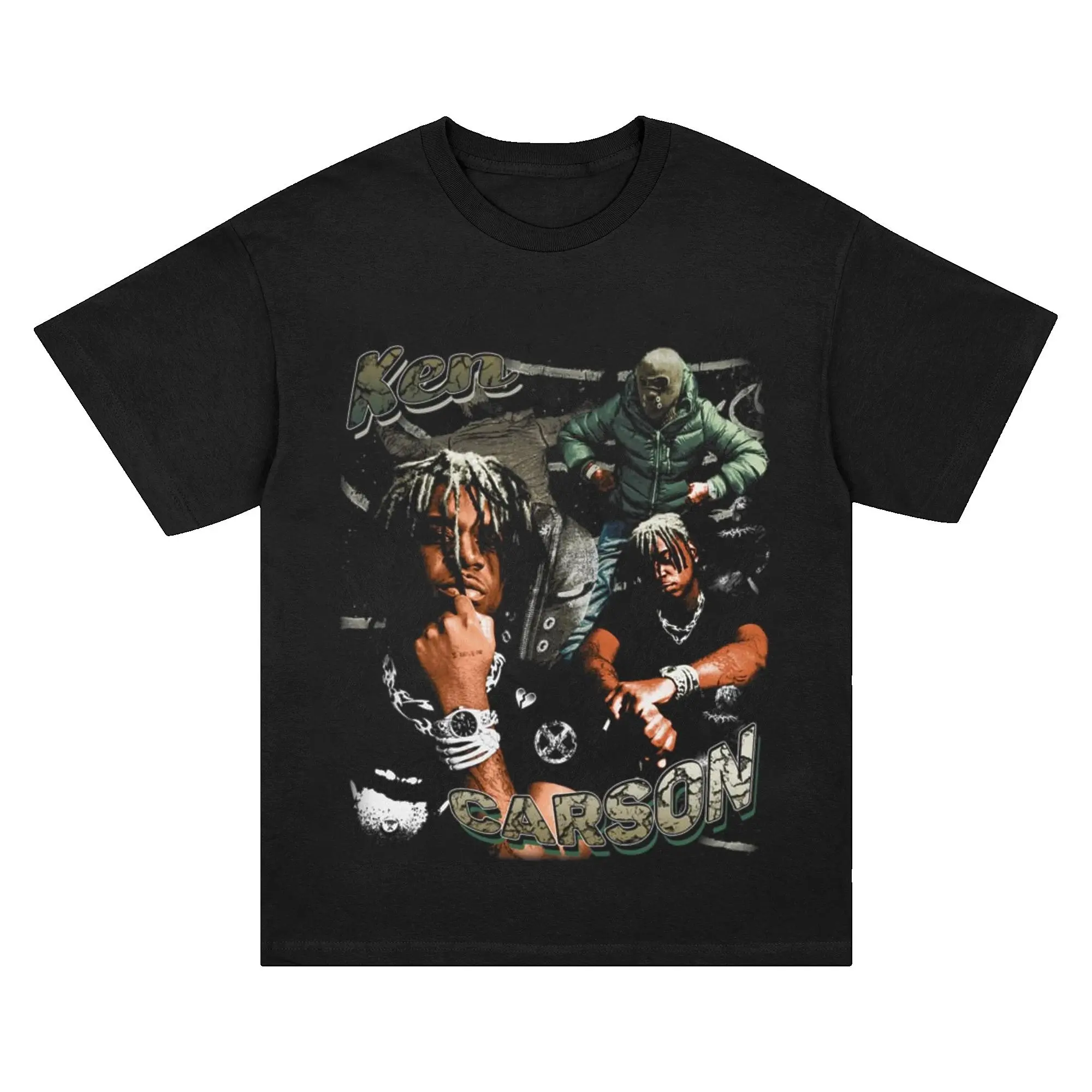 Ken Carson Vintage Bootleg Graphic Tee xperiment Fan Collection HY6297